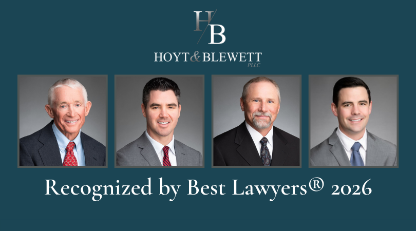 Four Attorneys of Hoyt & Blewett PLLC Recognized by Best Lawyers® 2026