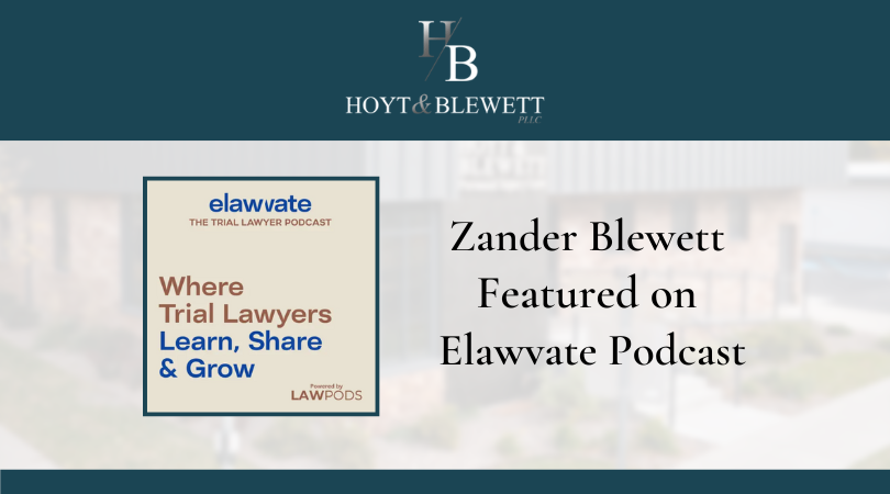 Zander Blewett Featured on Elawvate Podcast